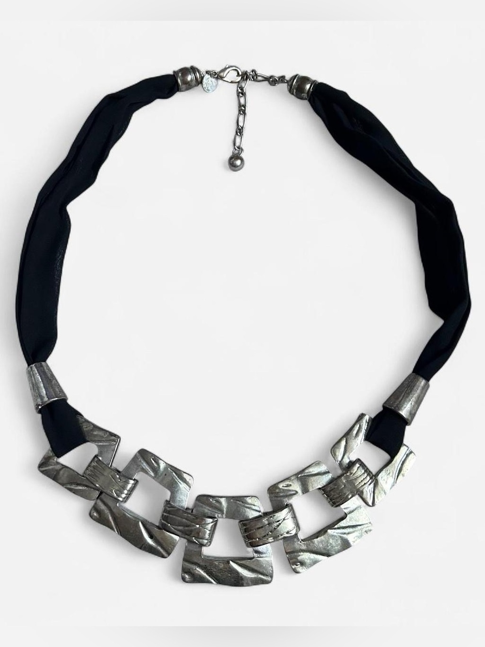 Lovisa silver square statement necklace